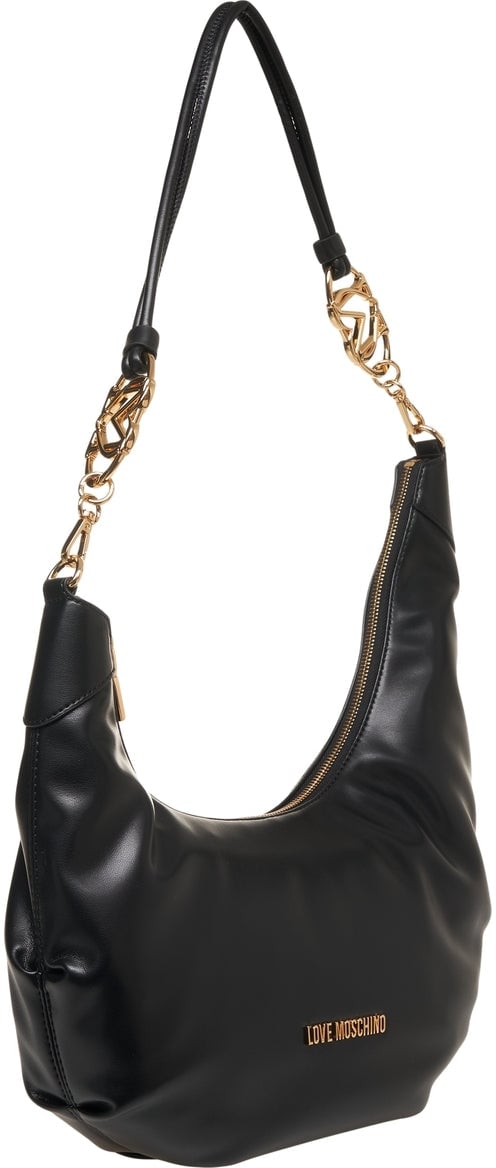 Love Moschino Handbag with logo detail Zwart