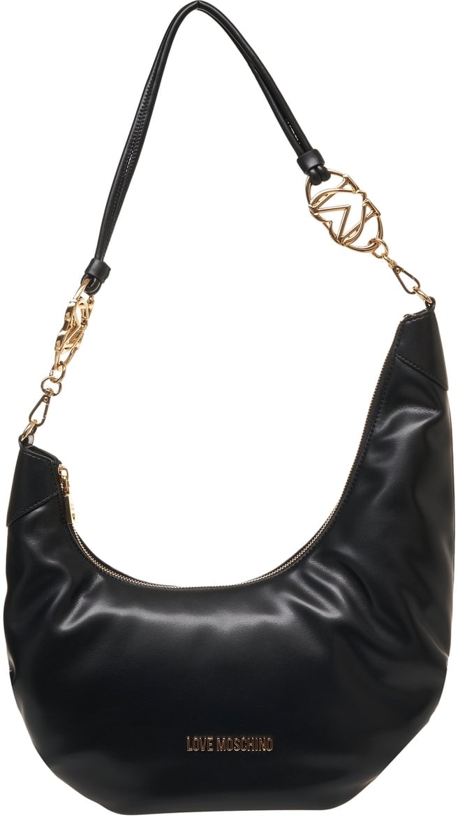 Love Moschino Handbag with logo detail Zwart
