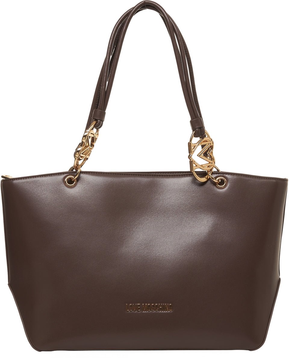 Love Moschino Handbag with logo details Bruin
