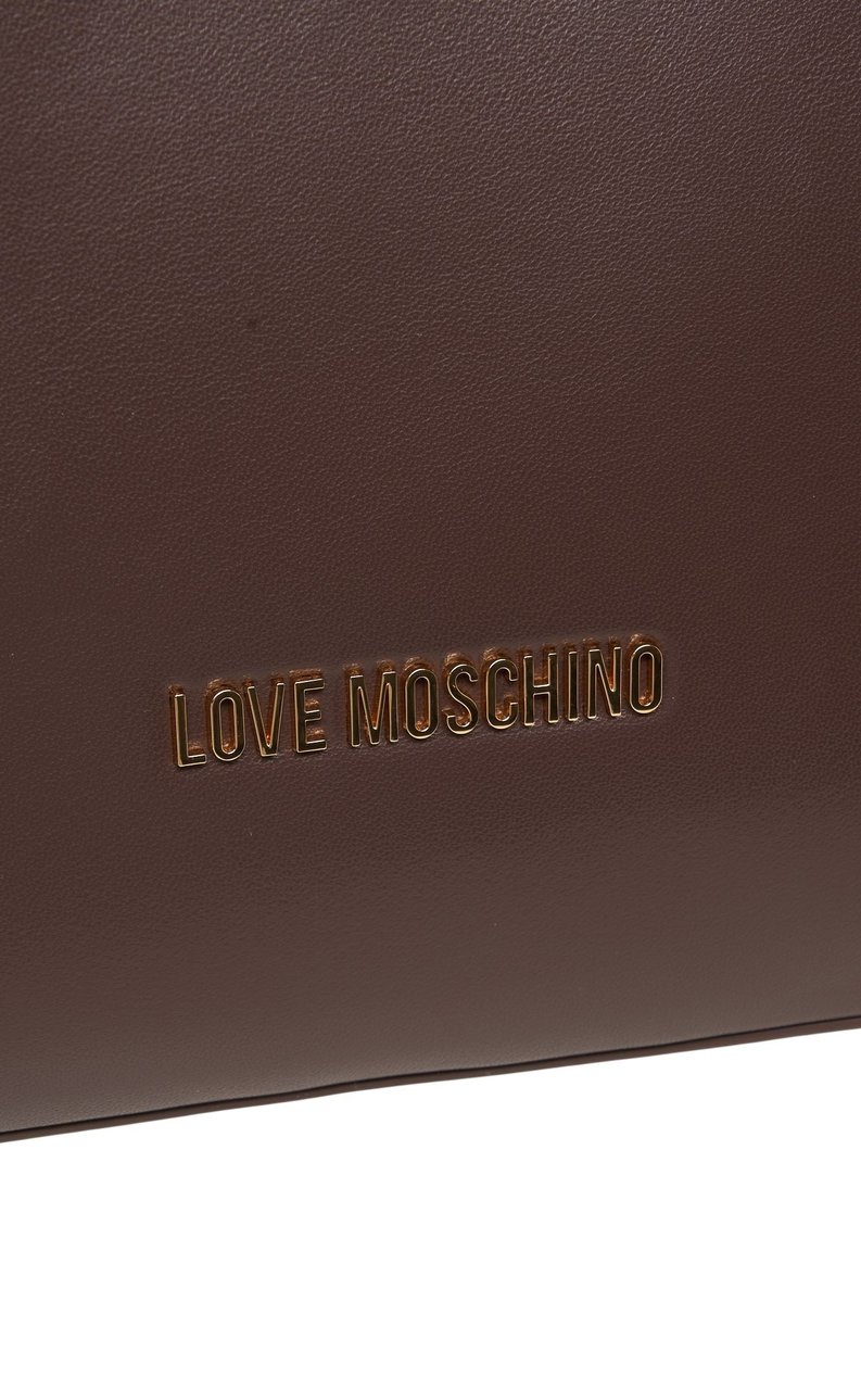 Love Moschino Handbag with logo details Bruin