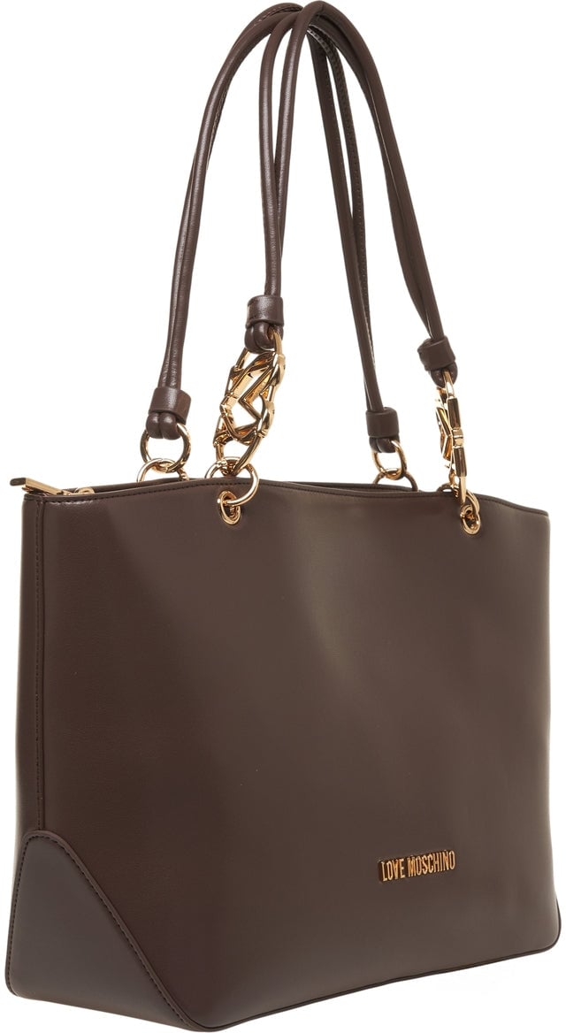 Love Moschino Handbag with logo details Bruin