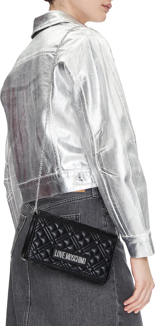 Love Moschino Bags Nero/Nickel Zwart