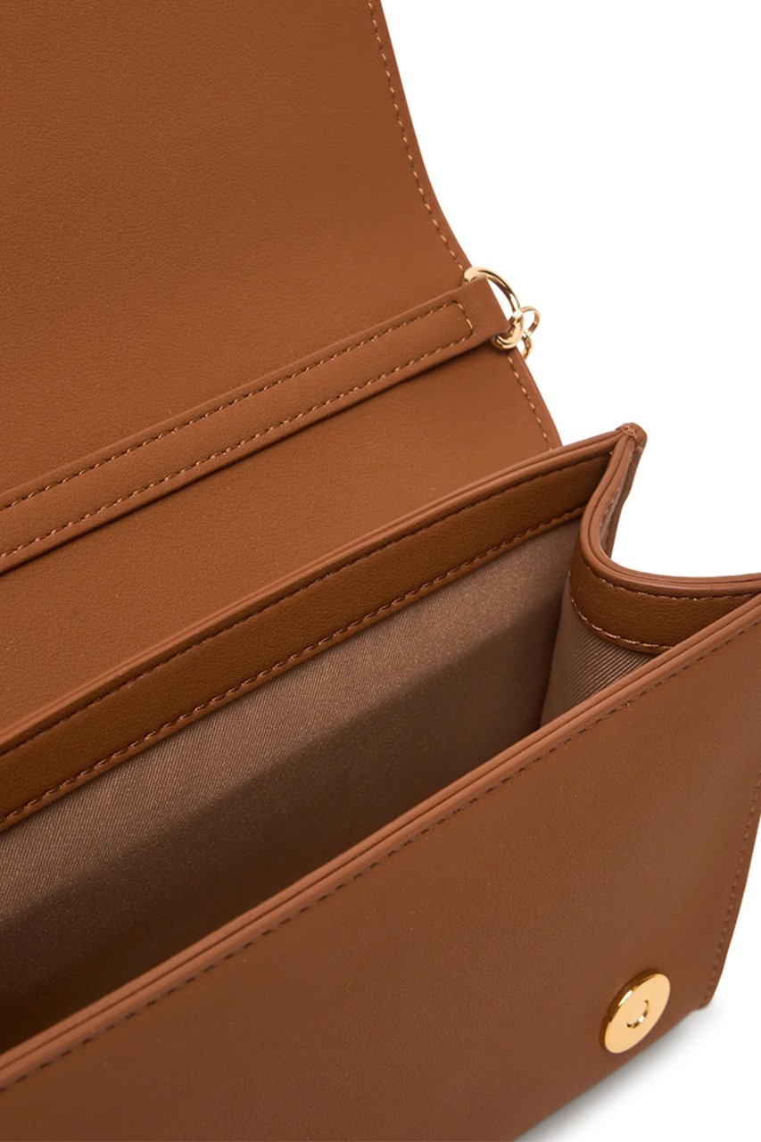 Love Moschino Bags Leather Brown Beige