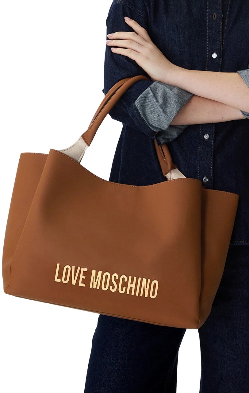 Love Moschino Bags Leather Brown Bruin