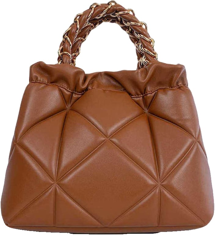 Love Moschino Bags Leather Brown Beige