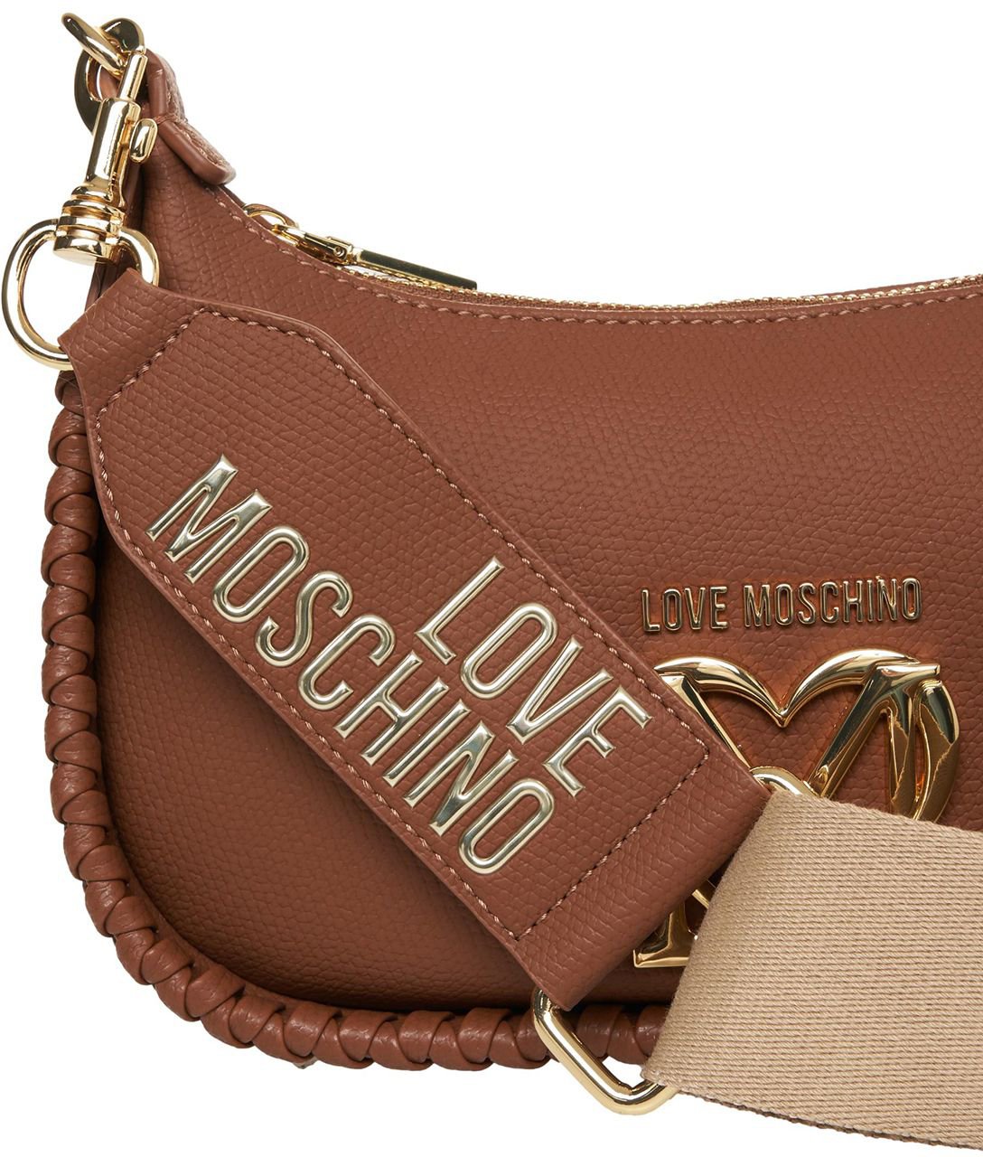 Love Moschino Mini hobo bag Bruin