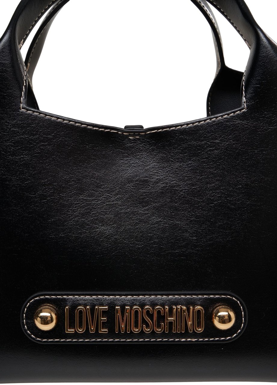 Love Moschino Leather handbag Zwart
