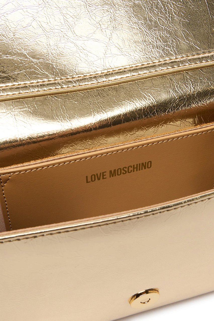Love Moschino Bags Grey Goud