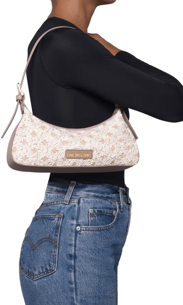 Love Moschino Bags Beige Wit