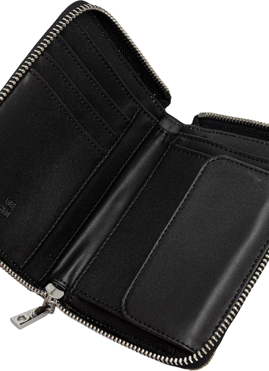 Love Moschino Wallets Black Beige