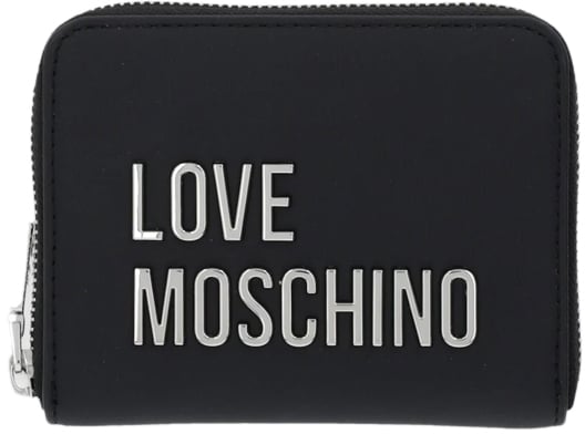 Love Moschino Wallets Nero/Nickel Zwart