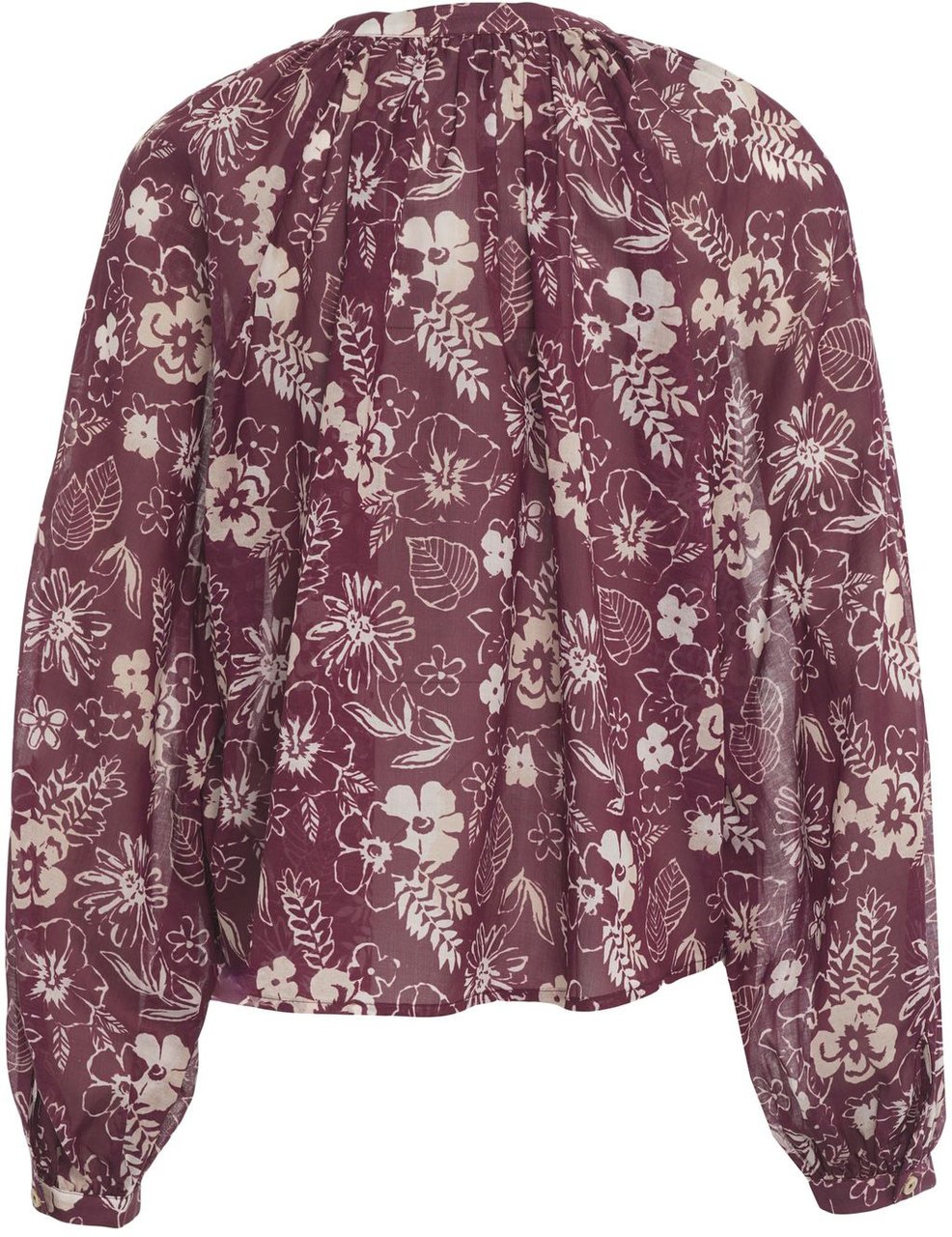 Love Stories Blouse with floral print 'Breeze' Rood