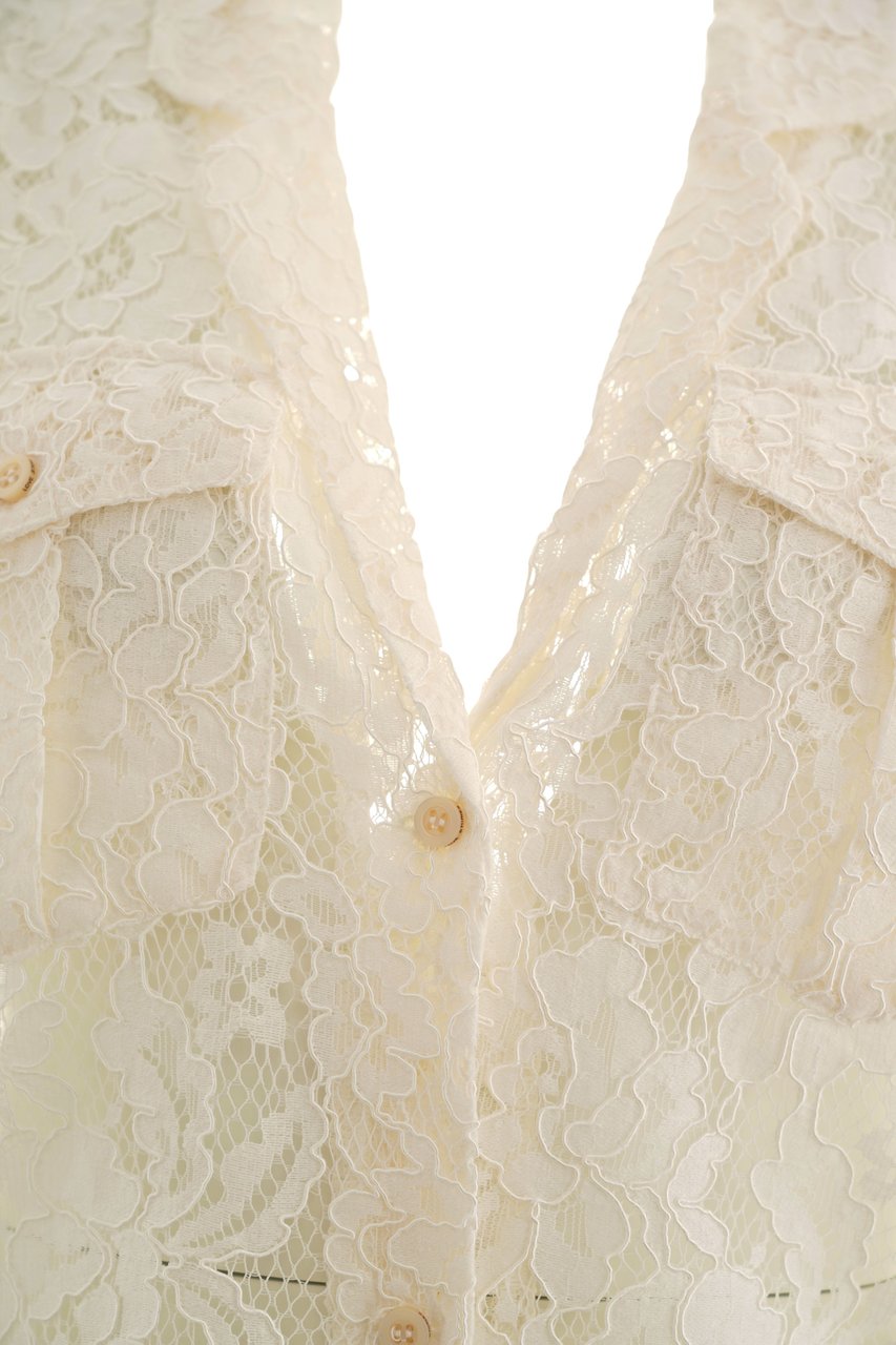 Love Stories Lace blouse 'Bridget' Wit