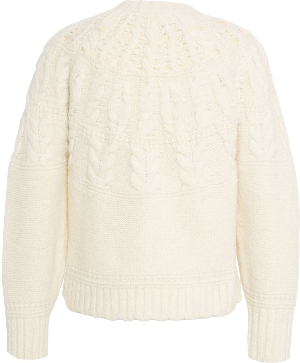 LoveShackFancy Maglia con dettaglio fiocco Wit