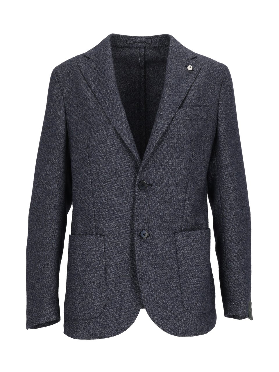 Luigi Bianchi Blue Drop S Structured Tailored Blazer Grijs