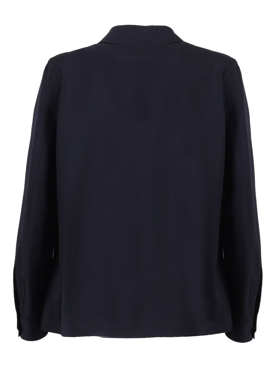 Luigi Bianchi Navy Drop S Wool Jacket Zwart