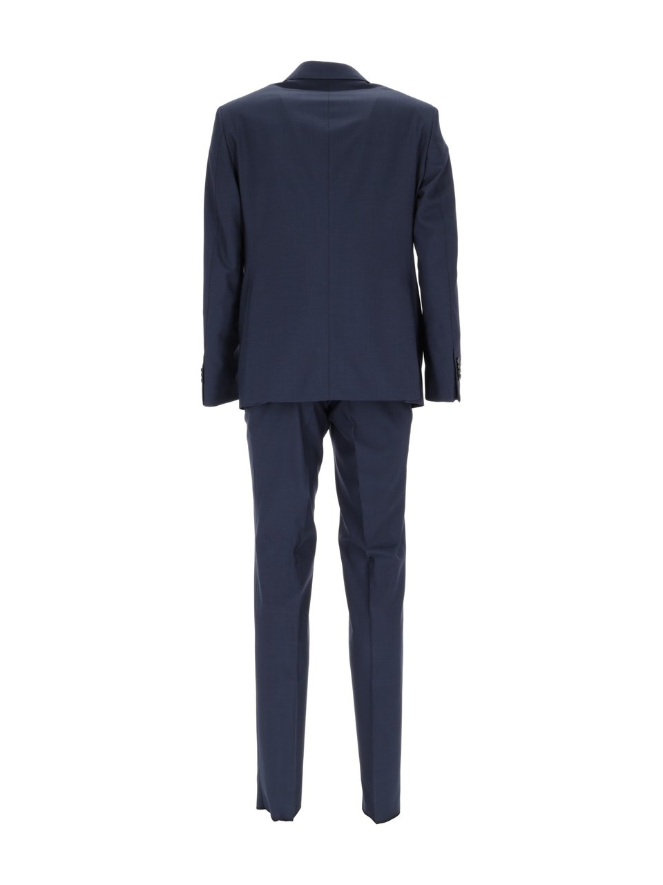 Luigi Bianchi Navy Wool Suit Zwart