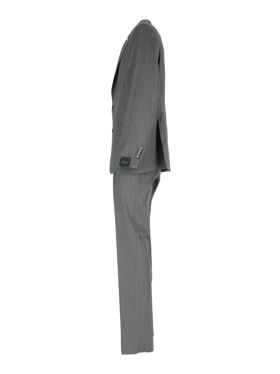 Luigi Bianchi Virgin Wool Suit Grijs