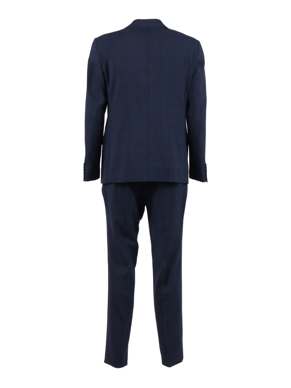Luigi Bianchi Structured Blazer Suit Zwart