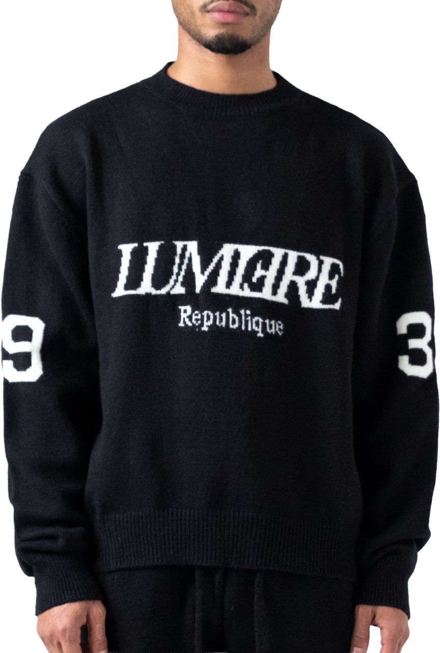 LUMI3RE Republique 1933 Knitted Crewneck Zwart
