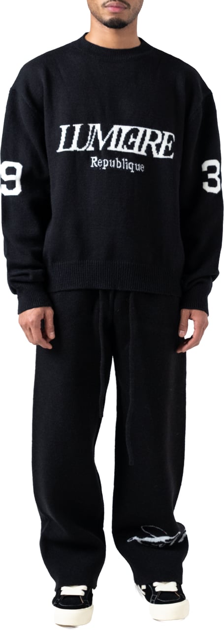 LUMI3RE Republique 1933 Knitted Crewneck Zwart