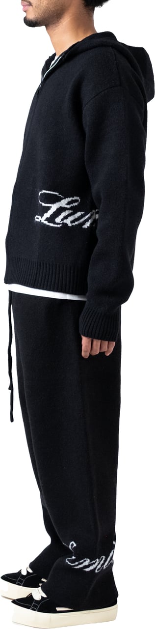 LUMI3RE The Lumi3re Knitted Pants Black Zwart