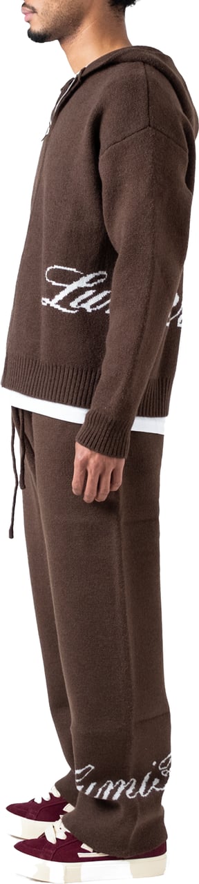 LUMI3RE The Lumi3re Knitted Pants Brown Bruin