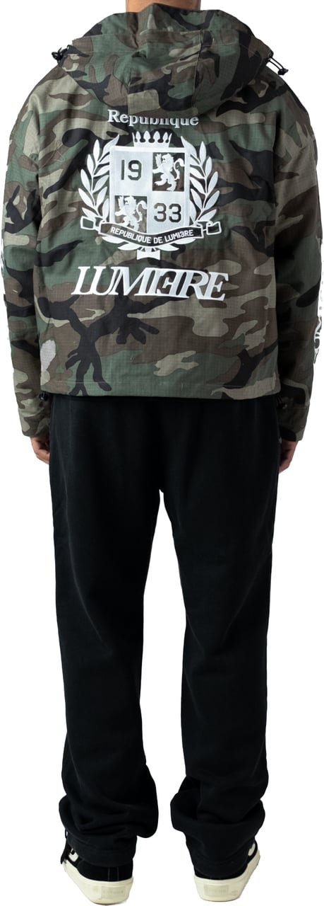LUMI3RE Republique Camo Windbreaker Groen