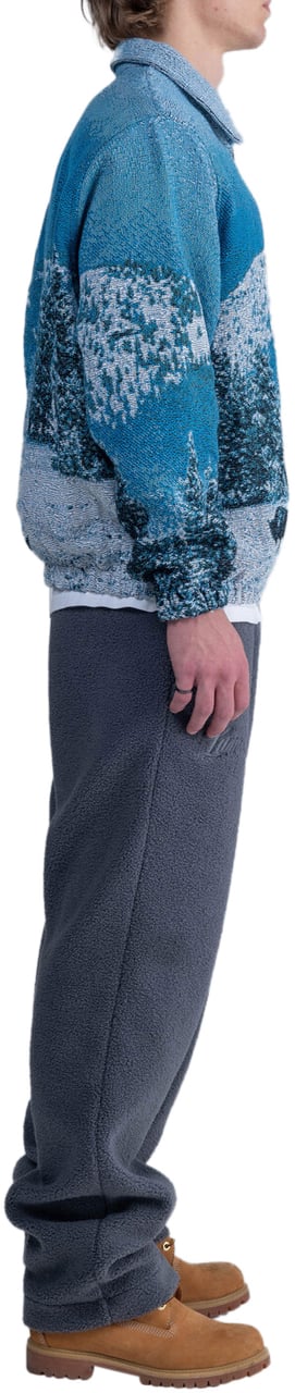 LUMI3RE Mountain Lake Jacquard Jacket Lichtblauw