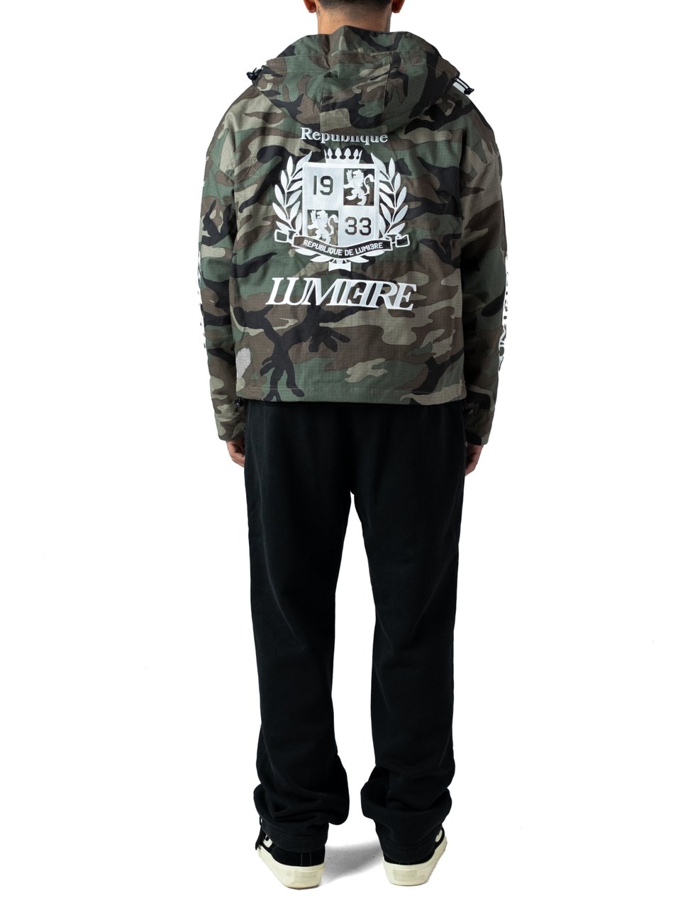LUMI3RE Republique Camo Windbreaker Groen