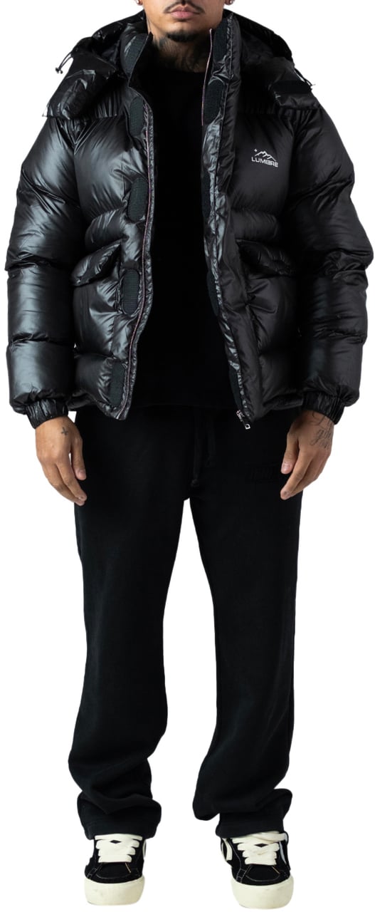 LUMI3RE Lumi-Tex Puffer Jacket Black Zwart