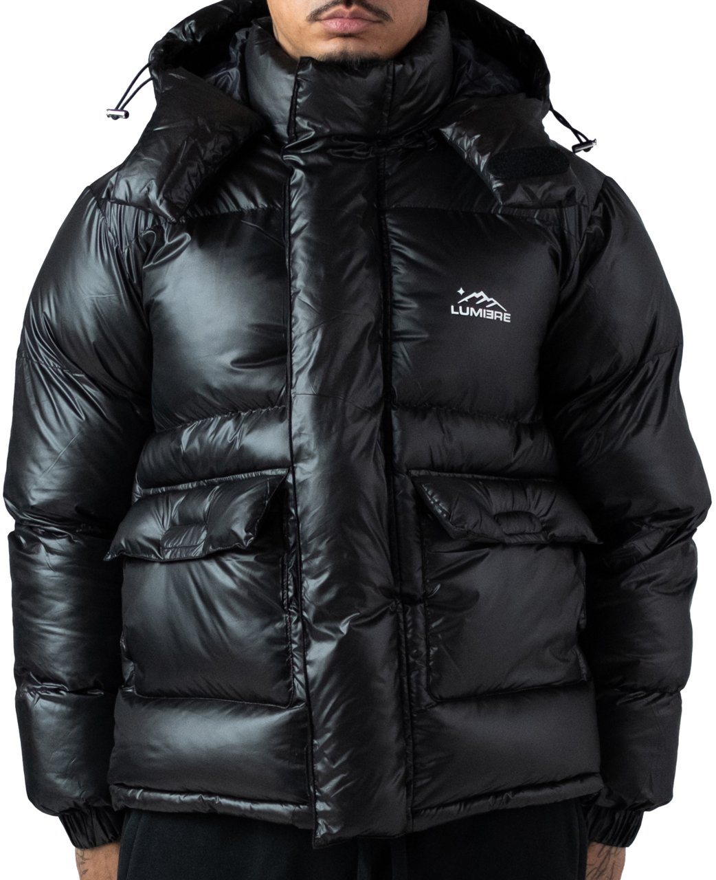 LUMI3RE Lumi-Tex Puffer Jacket Black Zwart
