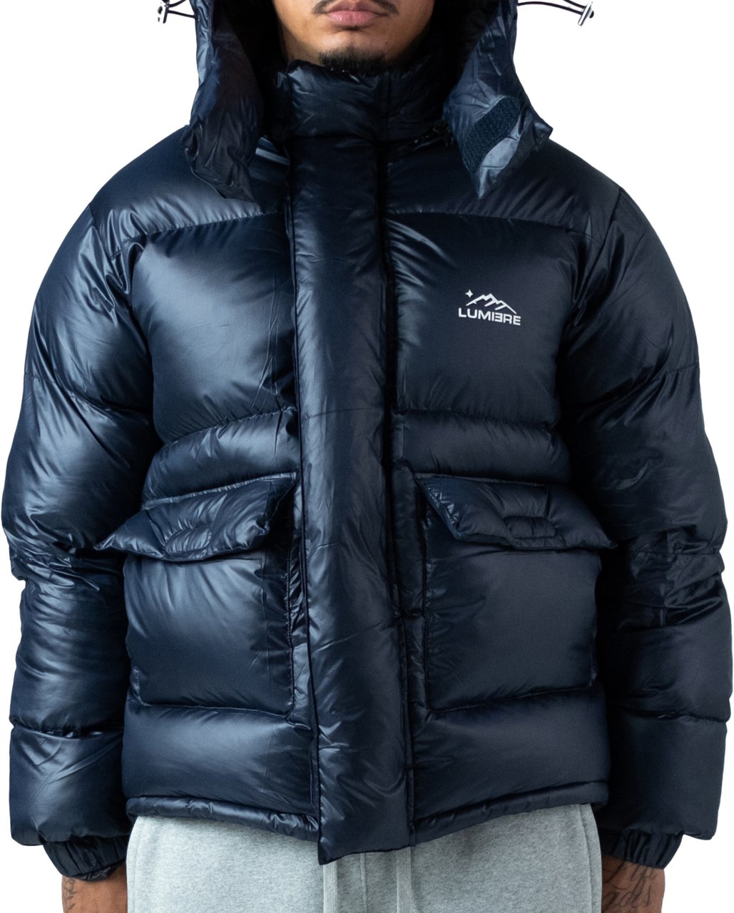 LUMI3RE Lumi-Tex Puffer Jacket Blue Blauw