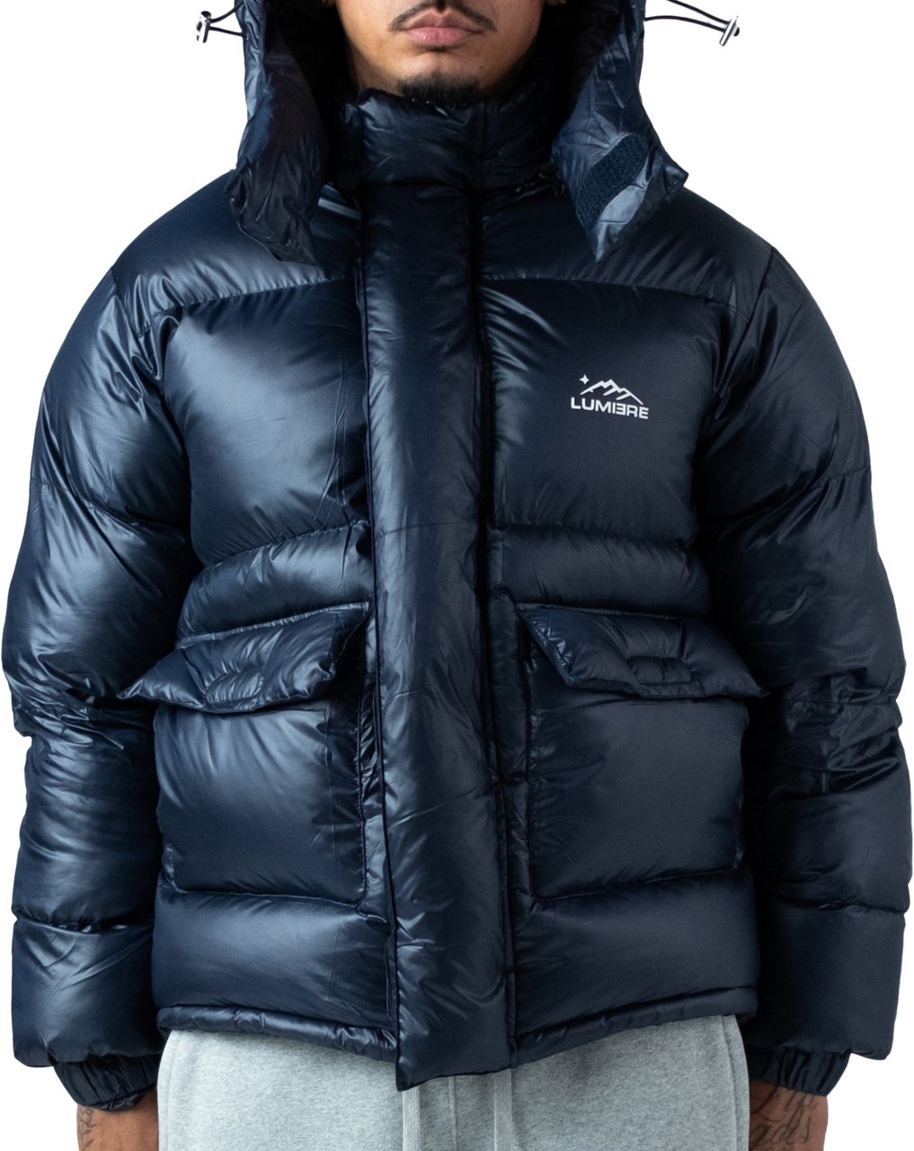 LUMI3RE Lumi-Tex Puffer Jacket Blue Blauw