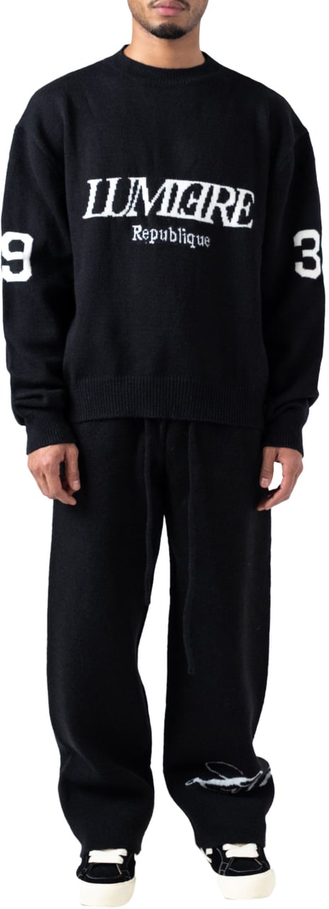 LUMI3RE Republique 1933 Knitted Crewneck Zwart