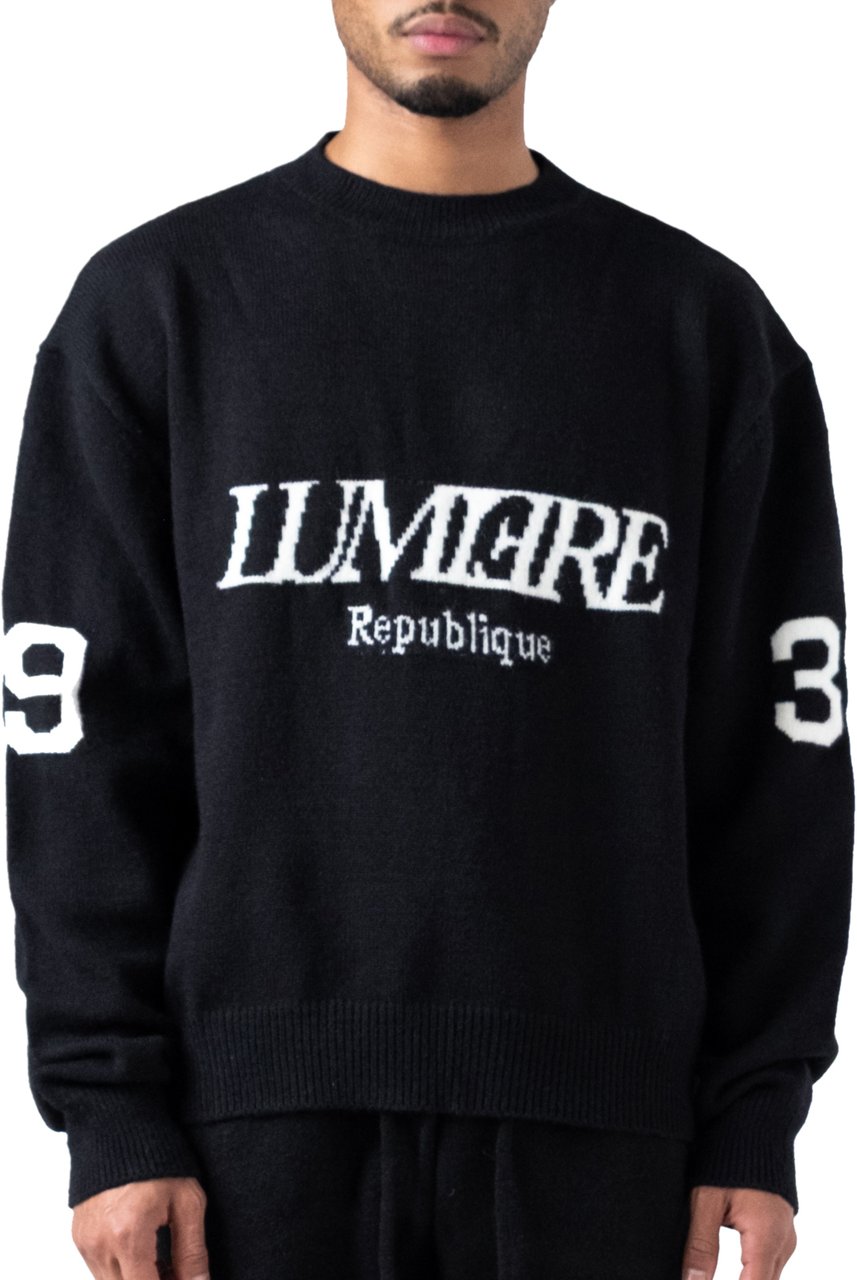 LUMI3RE Republique 1933 Knitted Crewneck Zwart