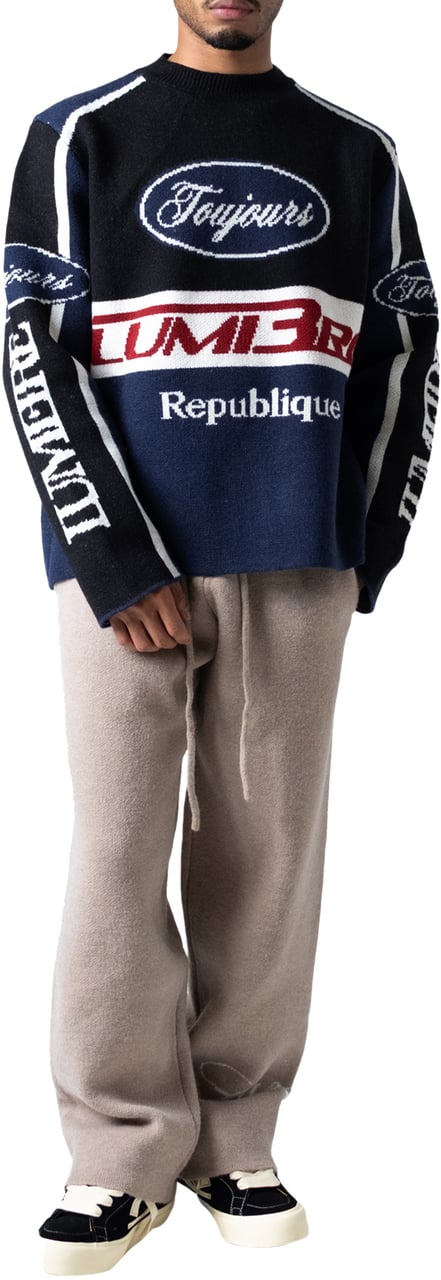 LUMI3RE The Knitted Race Jersey Blauw