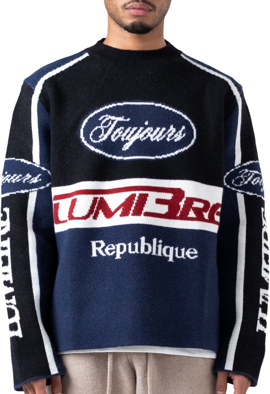 LUMI3RE The Knitted Race Jersey Blauw