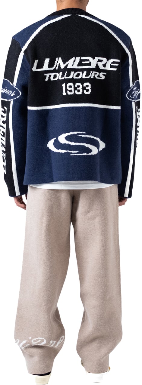 LUMI3RE The Knitted Race Jersey Blauw