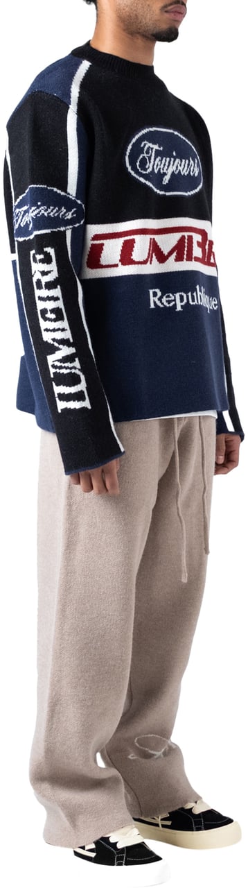 LUMI3RE The Knitted Race Jersey Blauw