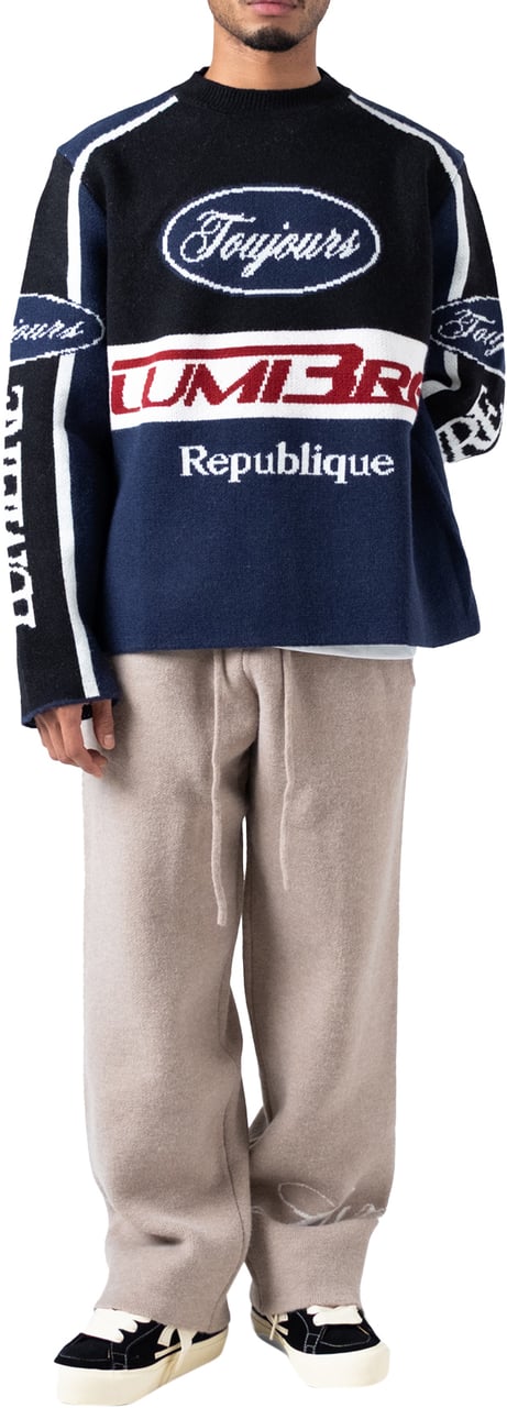 LUMI3RE The Knitted Race Jersey Blauw