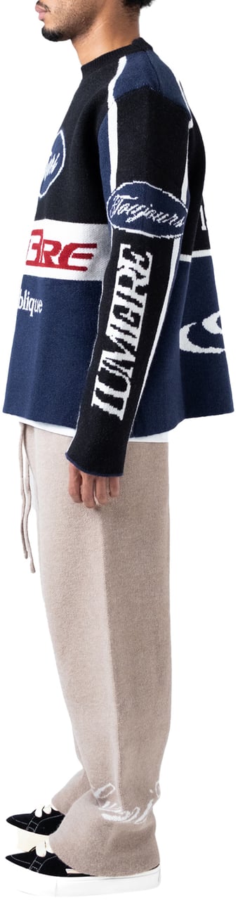 LUMI3RE The Knitted Race Jersey Blauw