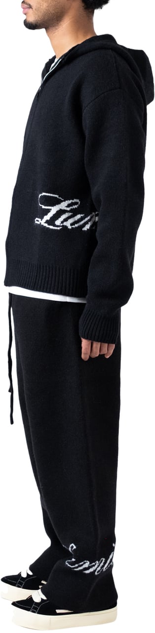 LUMI3RE The Lumi3re Knitted Pants Black Zwart