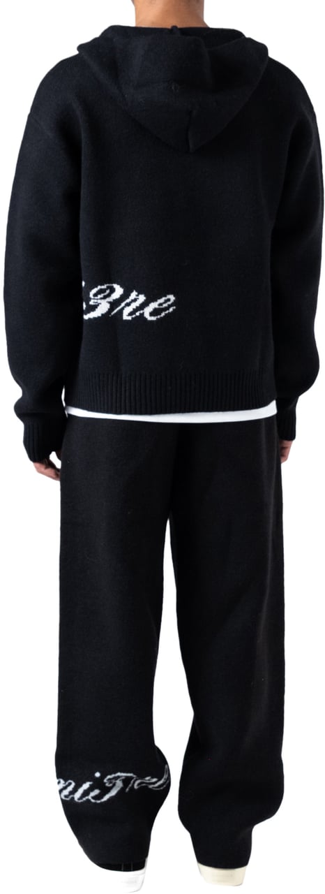 LUMI3RE The Lumi3re Knitted Pants Black Zwart