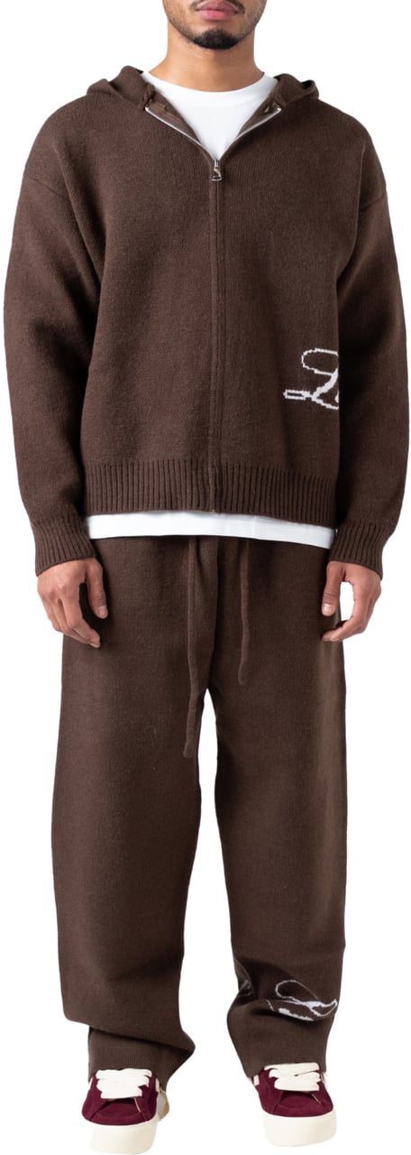 LUMI3RE The Lumi3re Zipper Hoodie Brown Bruin