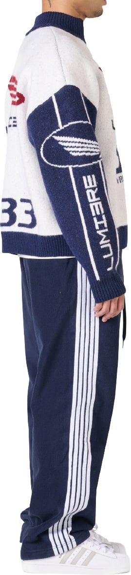 LUMI3RE The Knitted Tyres Jacket Blauw