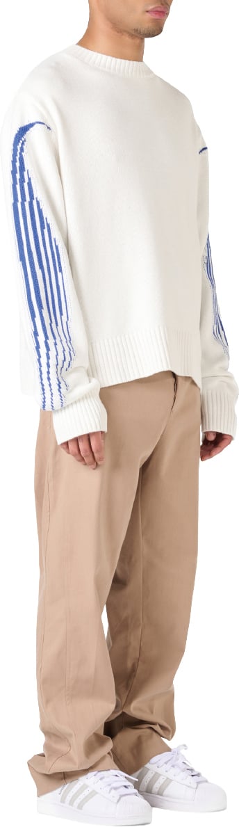 LUMI3RE The Solutions Knitted Crewneck Blue Blauw