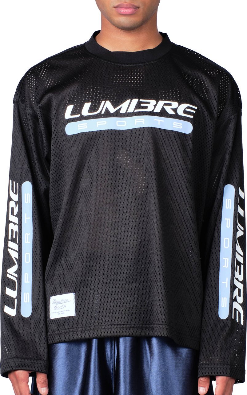 LUMI3RE Lumiere Sports Mesh Longsleeve Black Zwart
