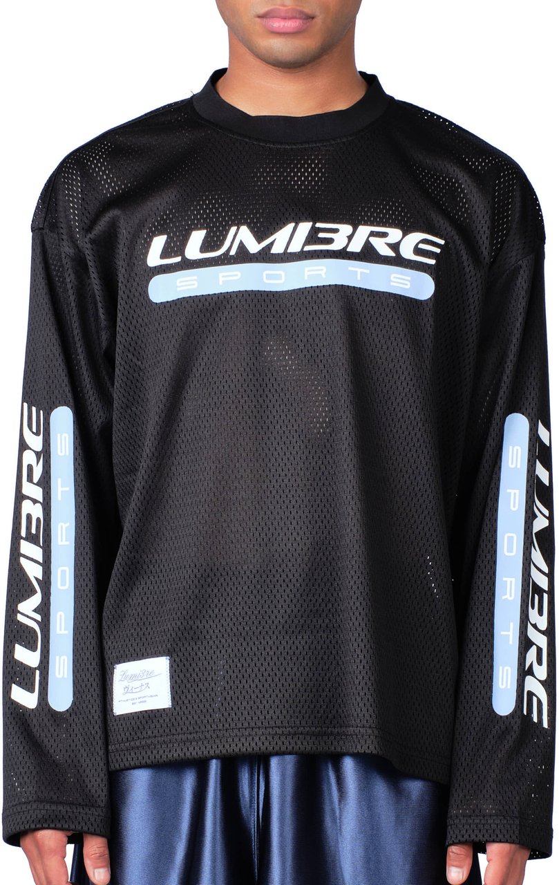 LUMI3RE Lumiere Sports Mesh Longsleeve Black Zwart