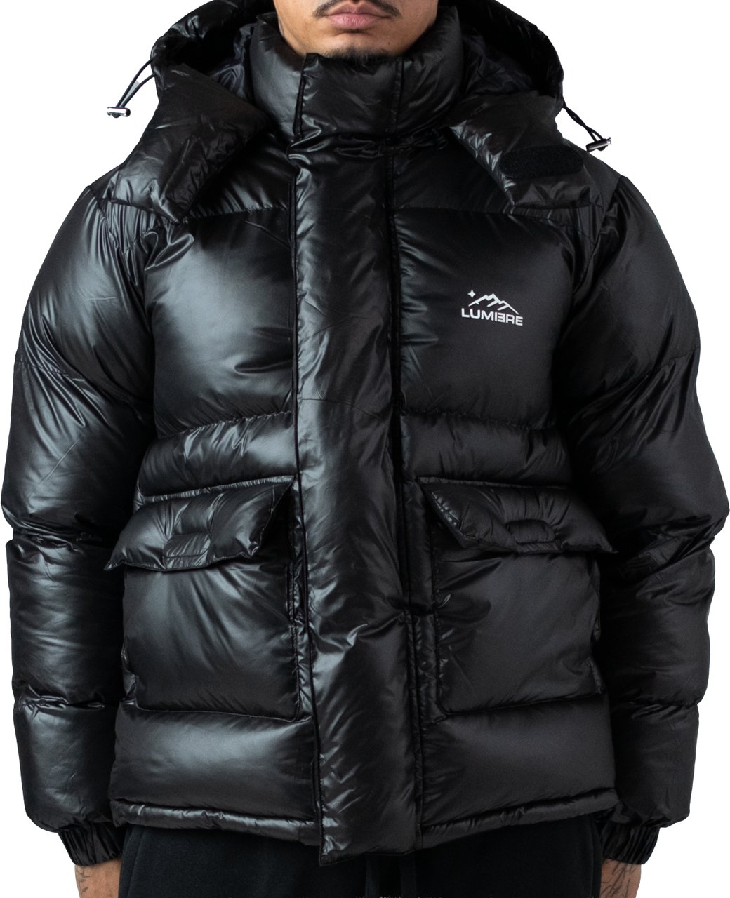 LUMI3RE Lumi-Tex Puffer Jacket Black Zwart